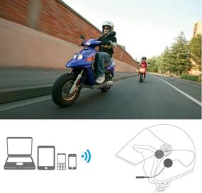 img 3 attached to 🏍️ Wireless VR-robot Motorcycle Helmet Headset: Bluetooth Intercom and Communication System for Motorbikes