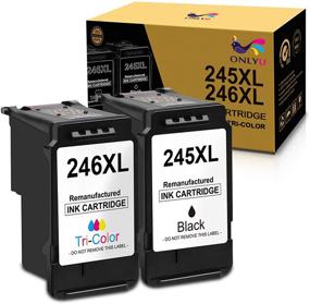 img 4 attached to 🖨️ ONLYU Remanufactured Ink Cartridge Replacements for Canon PG-245XL CL-246XL PG-243 CL-244 - Compatible with Pixma MX492 MX490 MG2420 MG2520 MG2522 TS3120 TR4520 MG3022 MG2522 MG2922 - Includes 1 Black, 1 Tri-Color