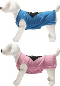 img 1 attached to 💎 Sparkling Style: Gooby Single Diamond Sweater for Fashionable Pets