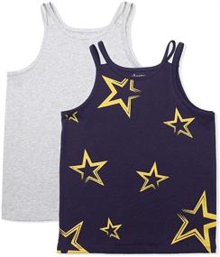 img 4 attached to Kid Nation Sleeveless Crewneck Heather Girls' Apparel and Tops, Tees & Blouses