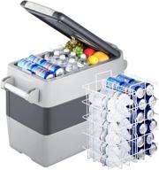 🚗 setpower aj50 portable freezer fridge for car, 12v refrigerator for camping, 0℉-50℉, dc 12/24v, ac 110-240v (53 quart) logo
