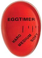 🥚 pop egg timer - innovative color changing soft/medium/hard boiled eggs gauge - premium nontoxic resin material - handwash cleaning - red - 943 logo