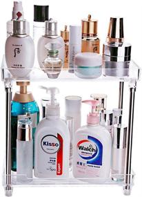 img 2 attached to Bathroom Organizer Countertop Cosmetic Multi Functional Bath