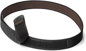 img 1 attached to Versatile Loopbelt: Brown Black Reversible Belt for Effortless Style