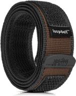 versatile loopbelt: brown black reversible belt for effortless style logo