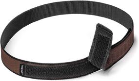 img 2 attached to Versatile Loopbelt: Brown Black Reversible Belt for Effortless Style