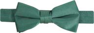 👔 holdem satin solid adjustable pre-tied boys' bow ties - essential accessories for classy looks logo