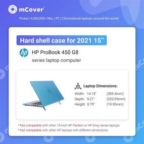 img 2 attached to MCover Hard Shell Case Compatible With 2021 15&#34 Laptop Accessories for Bags, Cases & Sleeves