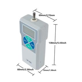 img 2 attached to 📏 Beslands SF-500 Digital Force Gauge: High Precision Push and Pull Tester – Portable LCD Measuring Instruments, Dynamometer Pressure Thrust Meter (2N-500N)