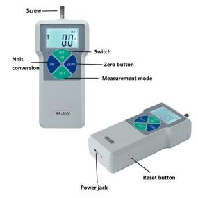 img 3 attached to 📏 Beslands SF-500 Digital Force Gauge: High Precision Push and Pull Tester – Portable LCD Measuring Instruments, Dynamometer Pressure Thrust Meter (2N-500N)