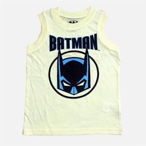 img 1 attached to BATMAN Sleeveless Superhero Printed Undershirt