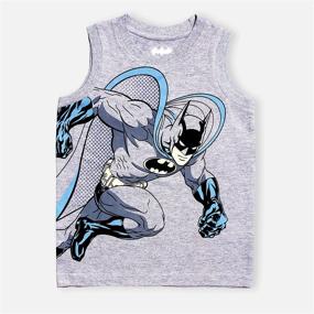 img 3 attached to BATMAN Sleeveless Superhero Printed Undershirt