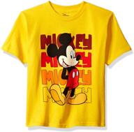 disney little toddler mickey t shirt: trendy boys' tops, tees & shirts logo