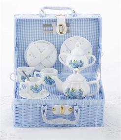 img 2 attached to 🌸 Delton Childs Porcelain Wicker Hydrangea: Elegant Decor for Your Child's Space