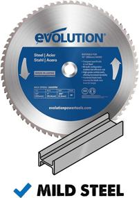 img 3 attached to 🔧 High-Performance Evolution Power Tools 14-Inch Steel Cutting Saw Blade - 66-Tooth, Blue - Durable & Efficient