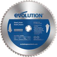 🔧 high-performance evolution power tools 14-inch steel cutting saw blade - 66-tooth, blue - durable & efficient logo