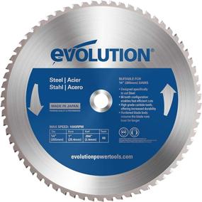 img 4 attached to 🔧 High-Performance Evolution Power Tools 14-Inch Steel Cutting Saw Blade - 66-Tooth, Blue - Durable & Efficient