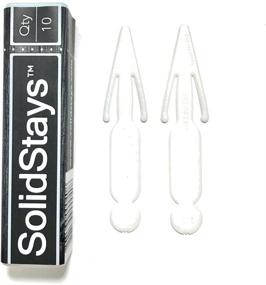 img 1 attached to SolidStays - Pack 👔 of Collar Stays That Never Fail