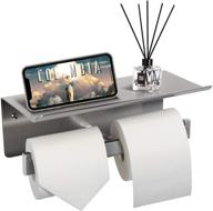 🚽 sleek stainless steel toilet paper holder for modern bathrooms - 30311wh logo