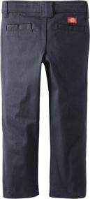img 1 attached to 👖 Perfect Fit and Style: Dickies Girls' Uniform Stretch Slim Straight Pant