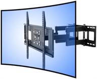 📺 fleximounts cr1 curved panel tv wall mount bracket for 32-65 inch uhd oled 4k samsung lg vizio tvs - secure and stylish mounting solution logo