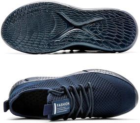 img 1 attached to 👟 Lightweight Lace-Up Men's Sports Gym Running Shoes: Damyuan's Casual Walking Shoes