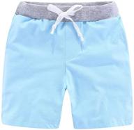 🩳 boys' cotton athleisure shorts - mud kingdom clothing for comfort and style logo