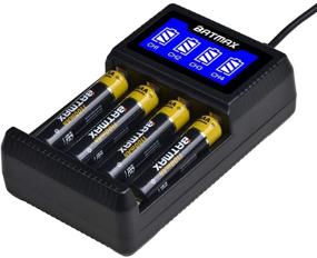 img 1 attached to Batmax Battery Charger Rechargeable Batteries