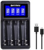 зарядное устройство batmax для аккумуляторов с возможностью зарядки логотип