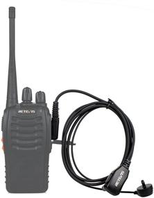 img 1 attached to 📞 10 Pack Retevis Walkie Talkies Earpiece with Mic – 2 Pin Acoustic Tube Headset for Baofeng UV-5R Retevis H-777 RT1 RT21 RT22 Arcshell AR-5 2 Way Radio