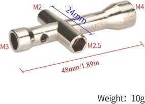 img 2 attached to High-Quality PZRT Spanner Titanium Hexagonal Maintenance Tool: Enhanced Performance and Durability