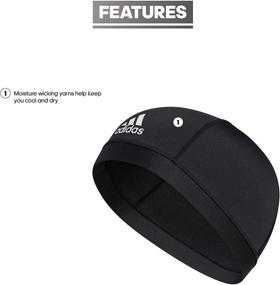 img 2 attached to Enhance Your Football Game with adidas Football Skull Cap