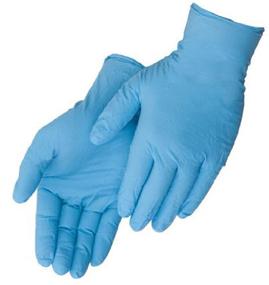 img 1 attached to 🧤 Liberty Glove Duraskin T2010W Nitrile Industrial Glove - Powder Free, Disposable, 4 mil Thickness, Large, Blue (2-pack)