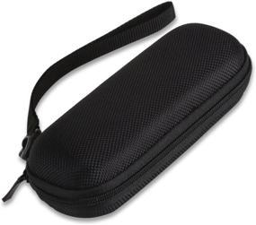 img 4 attached to 🎧 AGPTEK Carrying Case for Digital Voice Recorders, MP3 Players, USB Cable, Earphones - Bose QC20, Memory Cards, U Disk | EVA Zipper Hard Cover in Black