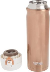 img 2 attached to Stay Hydrated on-the-Go with Thermos 16-Ounce Rose Gold Stainless Steel Sport Bottle