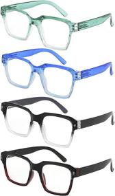 img 4 attached to GTSY Pairs Reading Glasses Women Vision Care for Reading Glasses