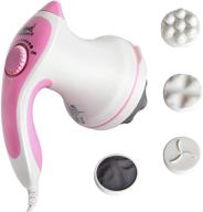 ameiseye handheld massager - powerful deep tissue cellulite electric body massager with 3 advanced massage heads logo