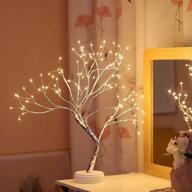 s-union tabletop bonsai lighted tree 108 led christmas decorations table tree lamp lights, battery/usb operated, artificial tree for wedding party gifts, indoor outdoor bedroom desktop decor - enhanced seo логотип