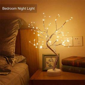 img 2 attached to S-Union Tabletop Bonsai Lighted Tree 108 LED Christmas Decorations Table Tree Lamp Lights, Battery/USB Operated, Artificial Tree for Wedding Party Gifts, Indoor Outdoor Bedroom Desktop Decor - Enhanced SEO