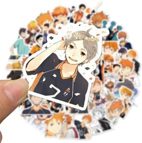 img 2 attached to Haikyuu Japanese Anime Stickers - Adorable Boy and Girl Characters for Laptop, Bedroom, Car, Skateboard, and More!