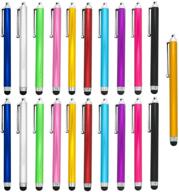 🖊️ ckanday 21-pack stylus pen set: universal capacitive styli for ipad, iphone 6s-8 plus, kindle, samsung note s5-s8 edge, tablet | digital touch screen pens in 11 colors logo