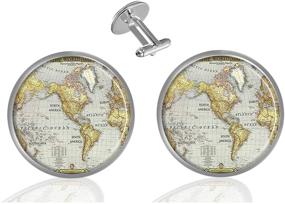 img 4 attached to 🐄 EcoCow Classic Jewelry Cufflinks for Men's Business Accessories