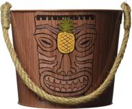 коричневое ведро tiki design theme bucket логотип