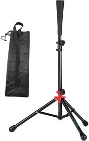 img 4 attached to ⚾️ Storgem Batting Baseball tee Softball - Adjustable Height, Portable Tripod Stand Base Tee for Hitting Training Practice with Carrying Bag