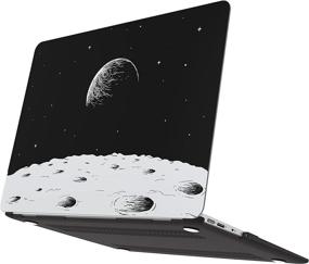 img 1 attached to 🚀 Чехол для MacBook Air 13 дюймов 2020 2019 2018 AOGGY - прочная жесткая оболочка & клавиатурный чехол - космос