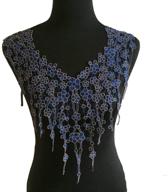 embroidery neckline collar applique fabric logo