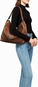 img 3 attached to 👜 Buckle Shoulder Ladies Handbags - Women's Handbags & Wallets in Large Satchels