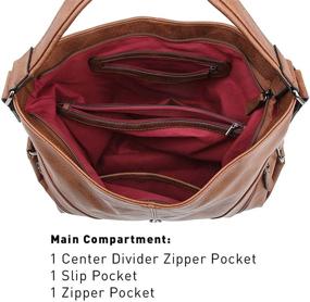 img 1 attached to 👜 Buckle Shoulder Ladies Handbags - Women's Handbags & Wallets in Large Satchels