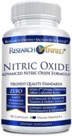 💪 research verified nitric oxide - ultimate muscle building booster with l-arginine & l-citrulline - 1 month supply logo