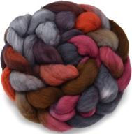 🎨 vibrant artisan wool roving for spinning and felting - double dip. expertly hand-dyed in the usa, drawing inspiration from scenic mesa landscapes. logo